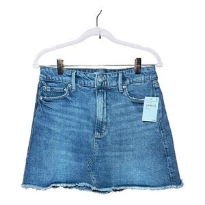 Good American Indigo Mini Skirt Size 6 NWT
